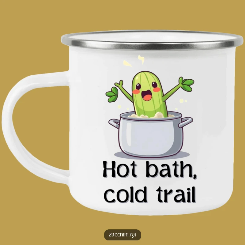 Funny Zucchini Adventure Mug: Hilarious Outdoor Vegetable Cup