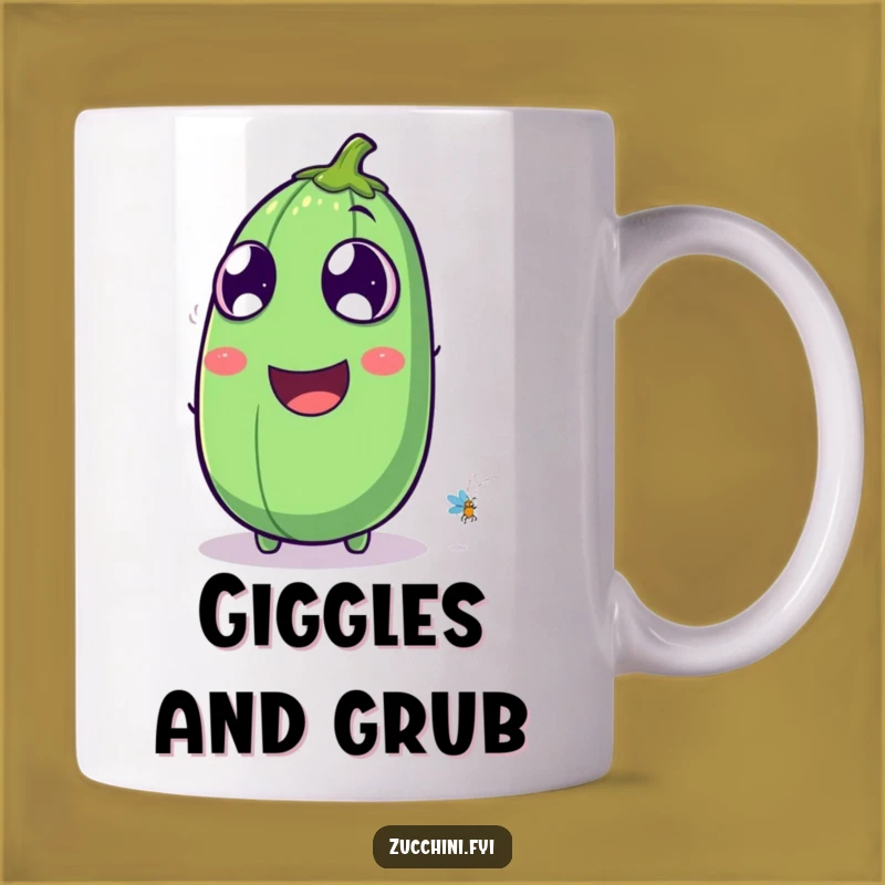 Funny Laughing Zucchini Mug: Firefly Funnier Gift for Night Owls