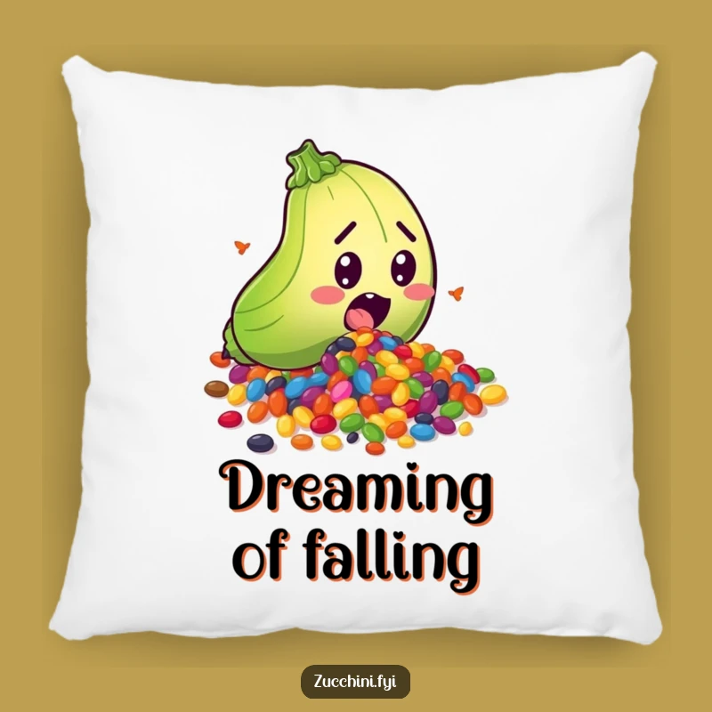 Comfy Funny Zucchini Seed Spill Pillow: Huggable Humor for Your Couch