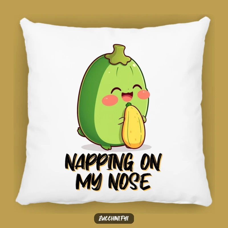 Funny Zucchini Balancing Act Pillow: Snuggle up with this Hilarious Juggling Cushion