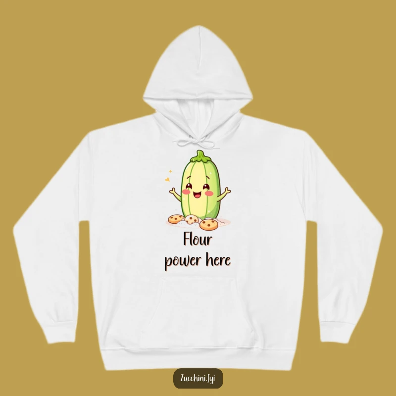 Funny Zucchini Baker Hoodie - Cozy & Hilarious Cookie Making Sweatshirt