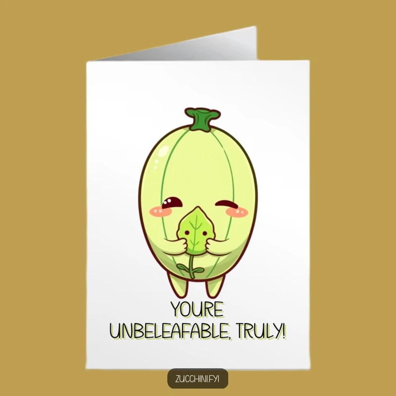 Free Printable Congrats Card: Zucchini's Witty Congratulations