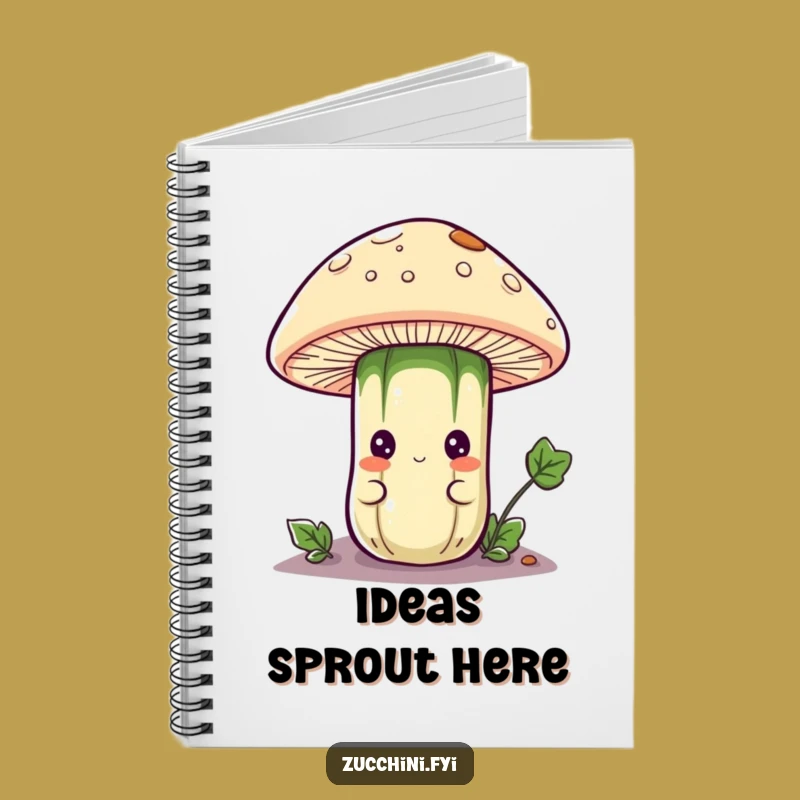 Funny Zucchini Secret Notes Notebook: Curious Veggie Journal, Gift for Writers