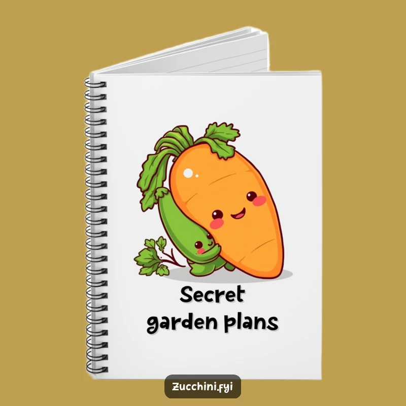 Funny Veggie Heist Notebook: Sneaky Zucchini & Carrot Journal, Perfect Funny Gift