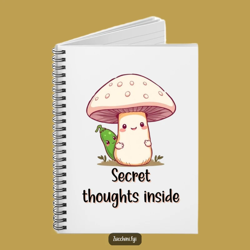 Funny Shy Zucchini Notebook: Jot Down Ideas with a Giggle