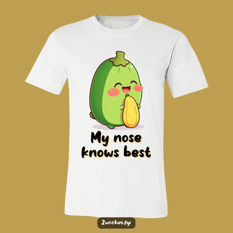 Funny Zucchini Balancing Act T-Shirt: Wear Your Giggles with this Hilarious Tee