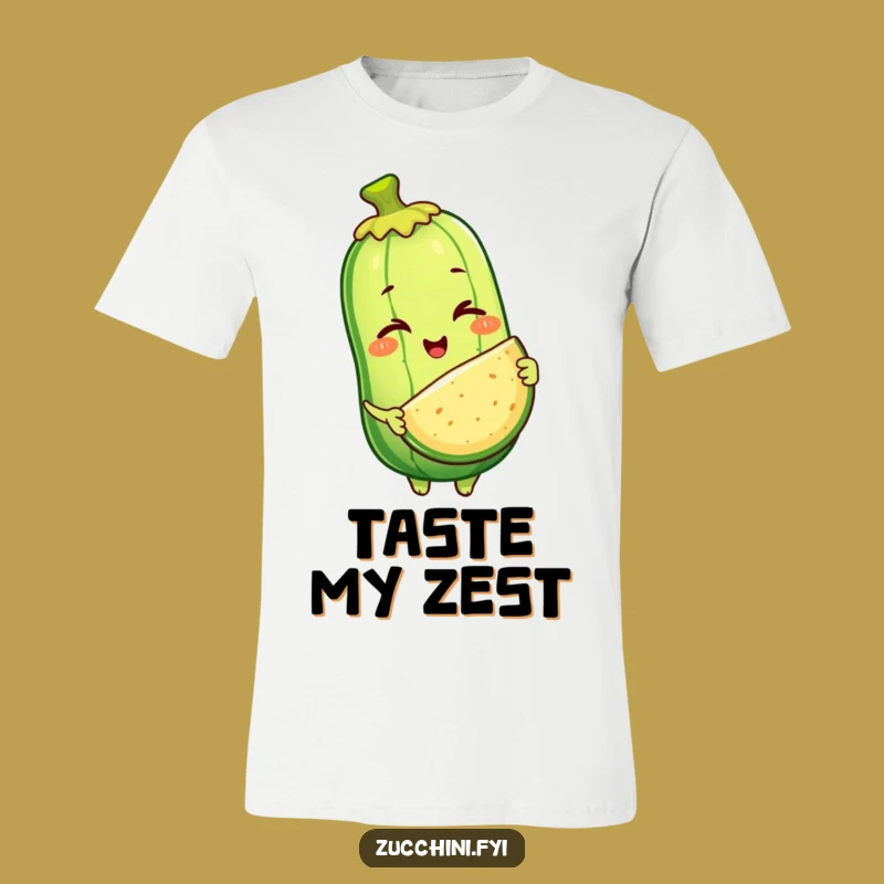 Funny Zucchini Sweet Deal T-Shirt: Winking Veggie Offers Slice, Unique Design
