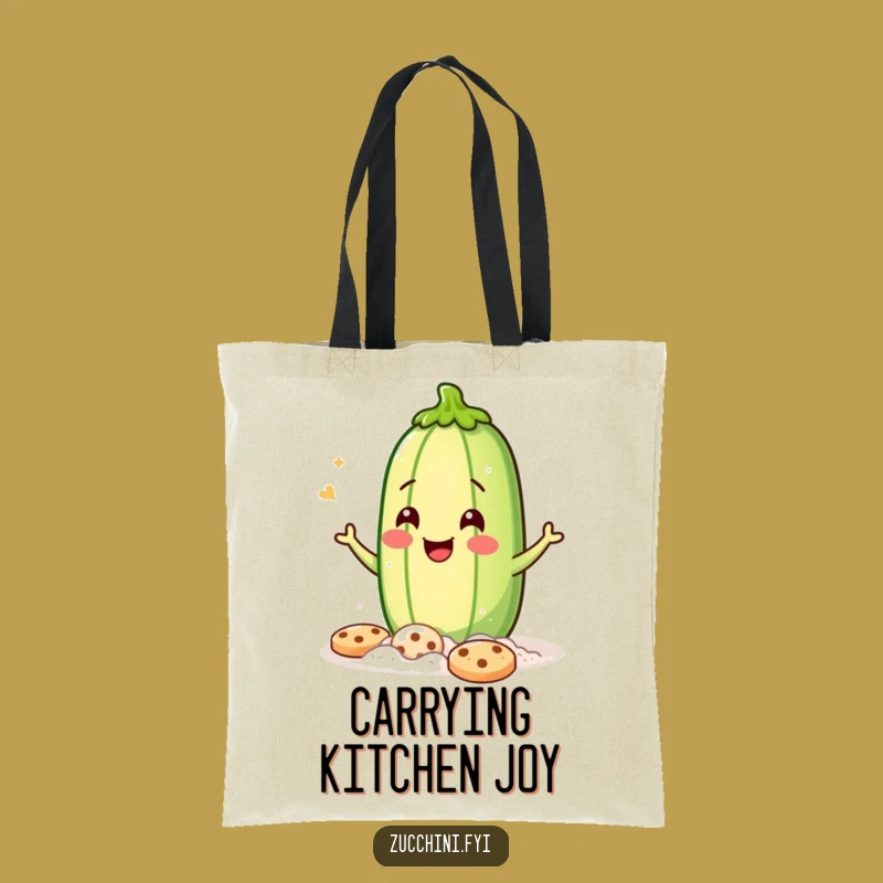 Funny Zucchini Baker Tote Bag - Carry Your Baking Fun Everywhere