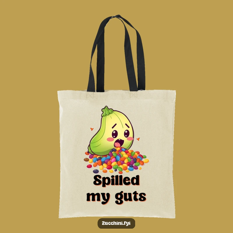 Funny Zucchini Seed Spill Tote Bag: Carry Your Laughs and Seeds